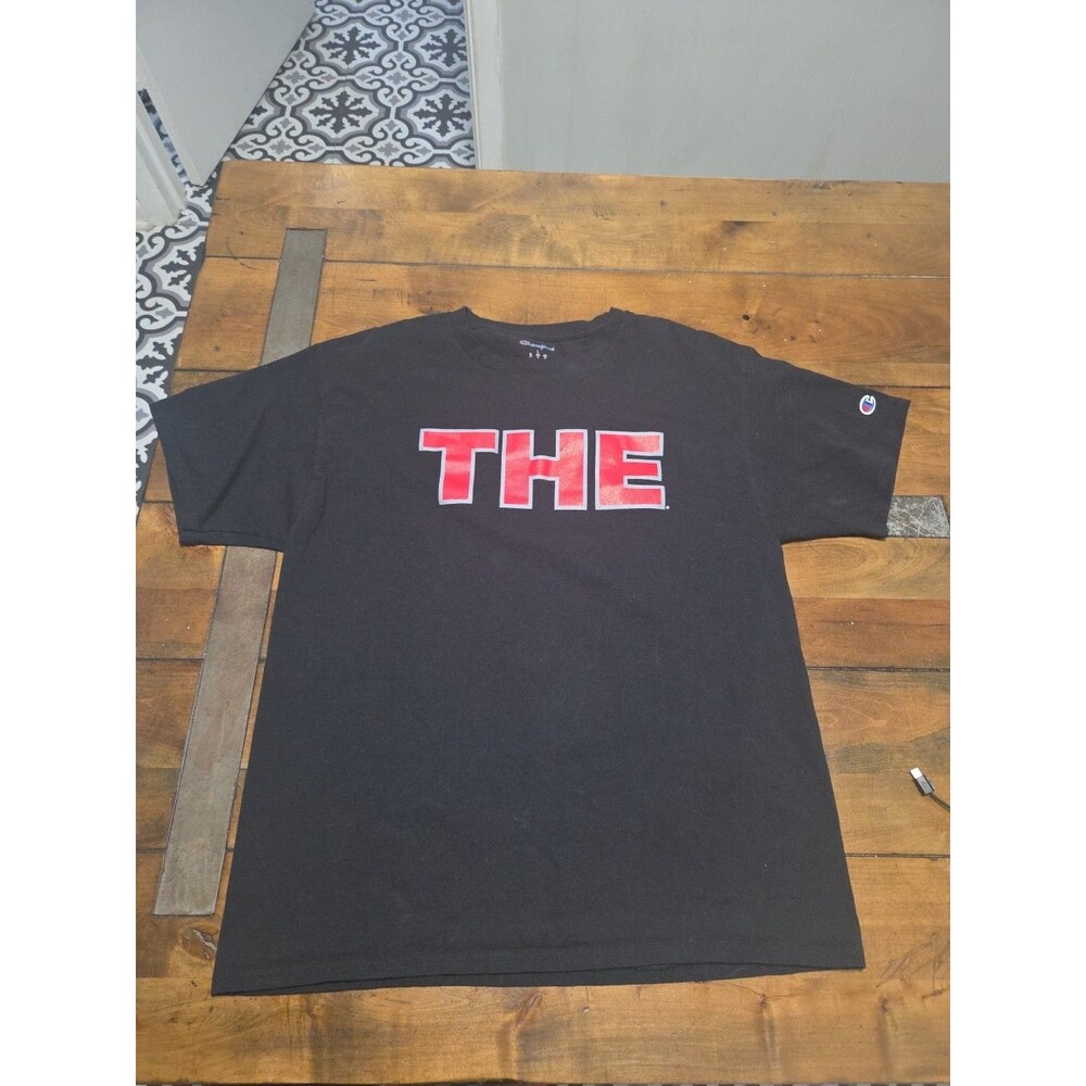 Champion Ohio State Buckeyes THE University Black Graphic T Shirt  Men's Med